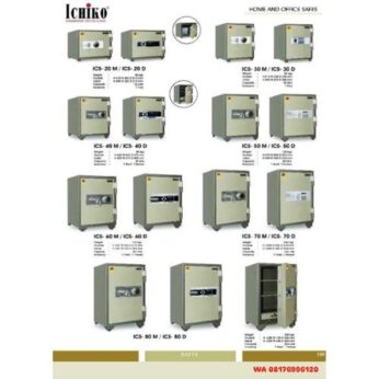 Brankas Kantor Ichiko ICS- 20 M / ICS- 20 D ICS- 30 M / ICS- 30 D ICS- 40 M / ICS- 40 D ICS- 50 M / ICS- 50 D ICS- 60 M / ICS- 60 D ICS- 70 M / ICS- 70 D ICS- 80 M / ICS- 80 D