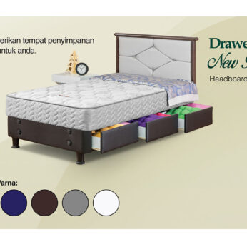 Springbed Guhdo Drawer Bed New Prima – Paris