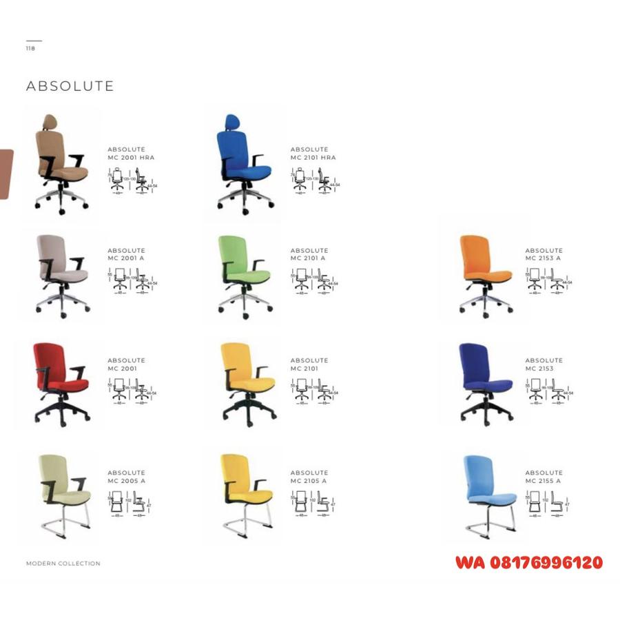 Kursi Kantor Chairman ABSOLUTE MC 2001 HRA 2001 A 2001 2005 A 2101 HRA 2101 A 2101 2105 A 2153 A 2153 2155 A