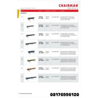 Kursi Kantor Chairman AIRSEAT AC 1020 1030 1040 1050 1020 F 1030 F 1040 F 1050 F