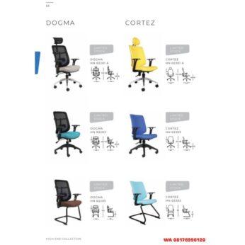 Kursi Kantor Chairman DOGMA HN 02201 A 02203 02205 & CORTEX HN 02301 A 02303 02305