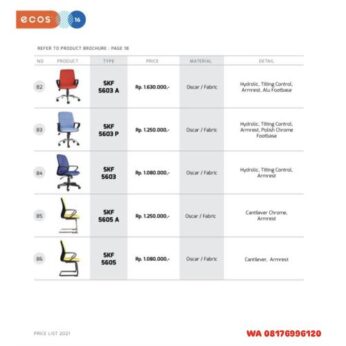 Kursi Kantor Chairman Ecos SKF 5603 А SKF 5603 Р SKF 5603 SKF 5605 A SKF 5605