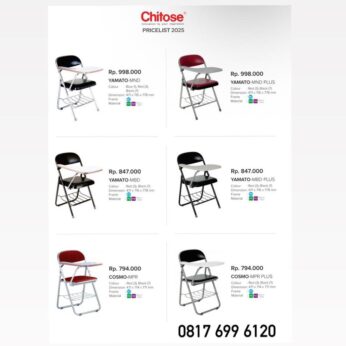 Kursi Kantor Chitose YAMATO-MND YAMATO-MND PLUS YAMATO-MBD YAMATO-MBD PLUS COSMO-MPR COSMO-MPR PLU