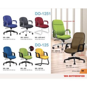 Kursi Kantor Donati DO – 125 126 127 UA & DO – 1251 1261 1271 AL