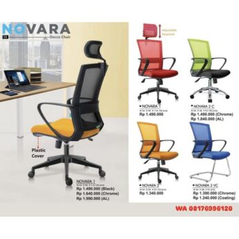 Kursi Kantor Donati Decco NOVARA 1 NOVARA 2 C NOVARA 2 NOVARA 3 VC