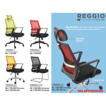 Kursi Kantor Donati Decco REGGIO 1 REGGIO 1 C REGGIO 2 REGGIO 2 C REGGIO 3 VC