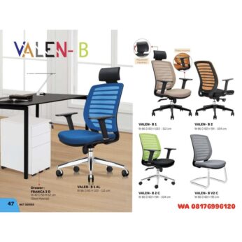 Kursi Kantor Donati VALEN- B 1 2 AL C V2 C