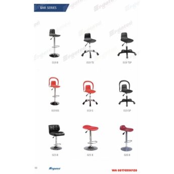 Kursi Kantor Ergotec 019 B 019 TS 019 TSP 019 BS 019 S 019 SP 023 B 025 B 026 B