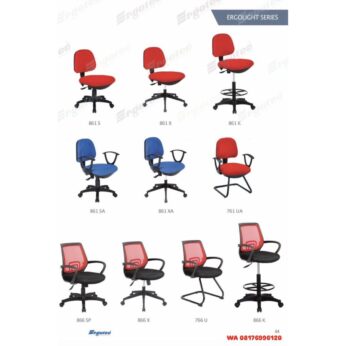Kursi Kantor Ergotec 861 S 861 X 861 K 861 SA 861 XA 761 UA 866 SP 866 X 766 U 866 K