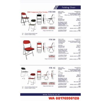 Kursi Kantor Futura FTR 509 FRAME CH FRAME PC FTR 519 FTR AG FRAME CH FRAME PC
