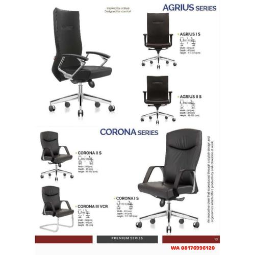 Kursi Kantor Ichiko AGRIUS I S II S & CORONA I S II S III VCR