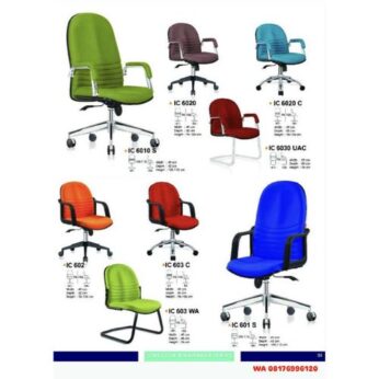 Kursi Kantor Ichiko IC 6010 S 6020 6020 C 6030 UAC & IC 601 S 602 603 C 603 WA