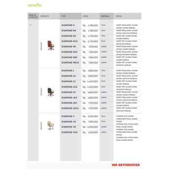 Kursi Kantor Savello DIAMOND H HA HC HCA HK HKA HKC HKCA L LA LC LCA LK LKA LKC LKCA V VA VK VKA