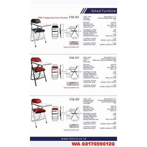 Kursi Sekolah Futura FTR 757 FRAMECH FTR 777 FRAMEPC FTR 727
