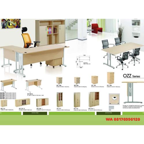 Meja Kantor Ichiko OZZ ICT 705 ICT 706 ICT 707 ICT 708 ICT 712 ICT 712 - 2 ICT 716 - 1 ICT 717 ICT 718 ICT 735 - 1 ICZ 902 A ICZ 902 ICZ 903 ICZ 905 ICZ 907 ICZ 908 ICZ 909