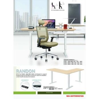 Meja Kantor Ichiko RANDON IC RD 1 RD 2 RD 3 RD – 1 L