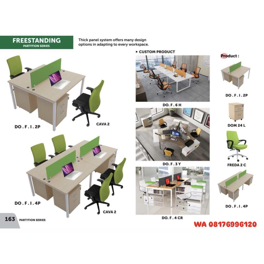Penyekat Meja Kantor Donati DO. F.I. 2P 4P