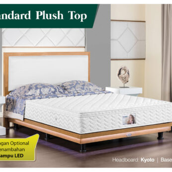 Spingbed Guhdo Standard Plush Top Kyoto Style (With LED Lights)