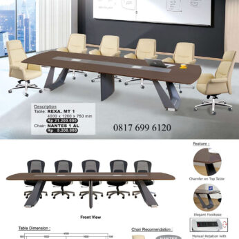 Meja Kursi Meeting Donati Ultimate Rexa.MT1