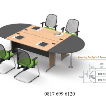 Meja Meeting Modera B Class Meeting Config 4-8 Person