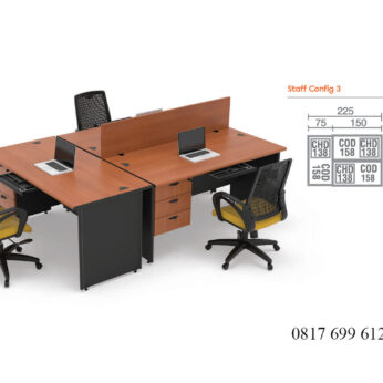 Meja Kantor Modera C Class Staff Config 3