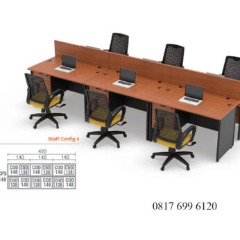 Meja Kantor Modera C Class Staff Config 6