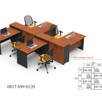 Meja Kantor Modera C Class Staff Config 4 Type B
