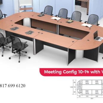 Meja Meeting Modera E Class Meeting Config 10-14 Person