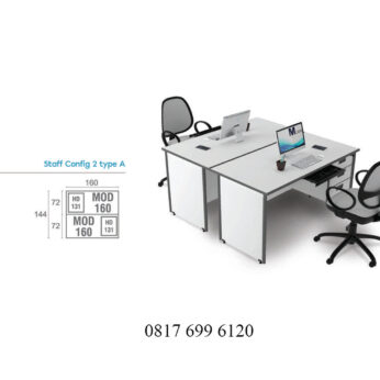 Meja Kantor Modera M Class Staff Config 2 Type A