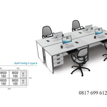 Meja Kantor Modera M Class Staff Config 4 Type B