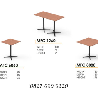 Food Court Table Modera CLK Class MFC 6060 # MFC 8080 # MFC 1260