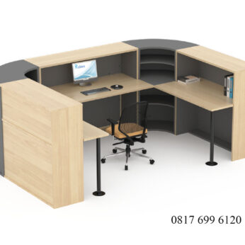 Meja Resepsionis Modera Half Square Reception Table MRCB 1130