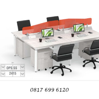 Meja Kantor Modera Office Plus Two Staff Config 4 Type A